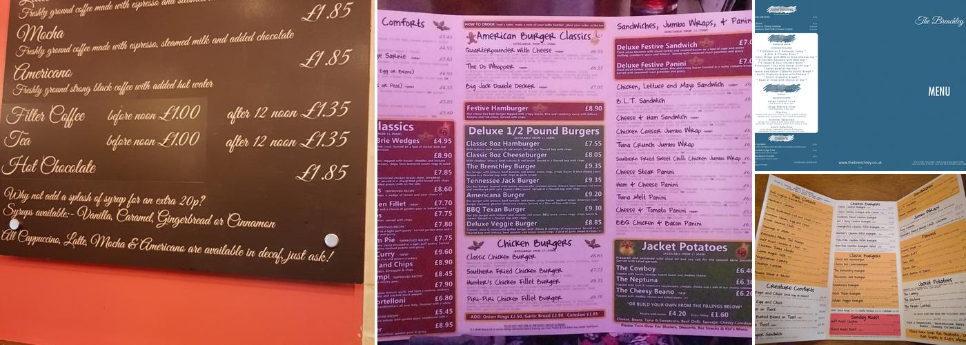 The Brenchley Menu