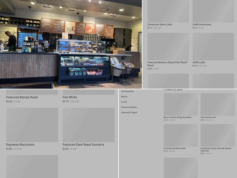 Starbucks Menu