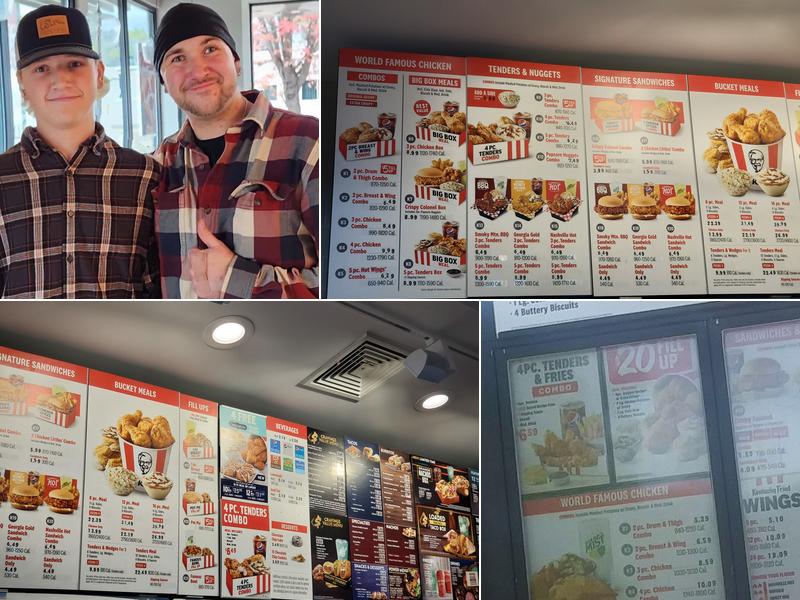 KFC Menu