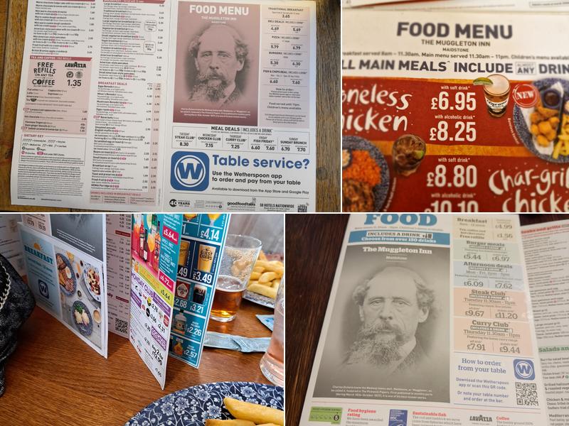 The Muggleton Inn - JD Wetherspoon Menu