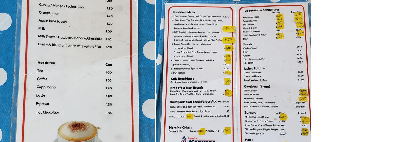 Gurka Chautari Ltd Menu