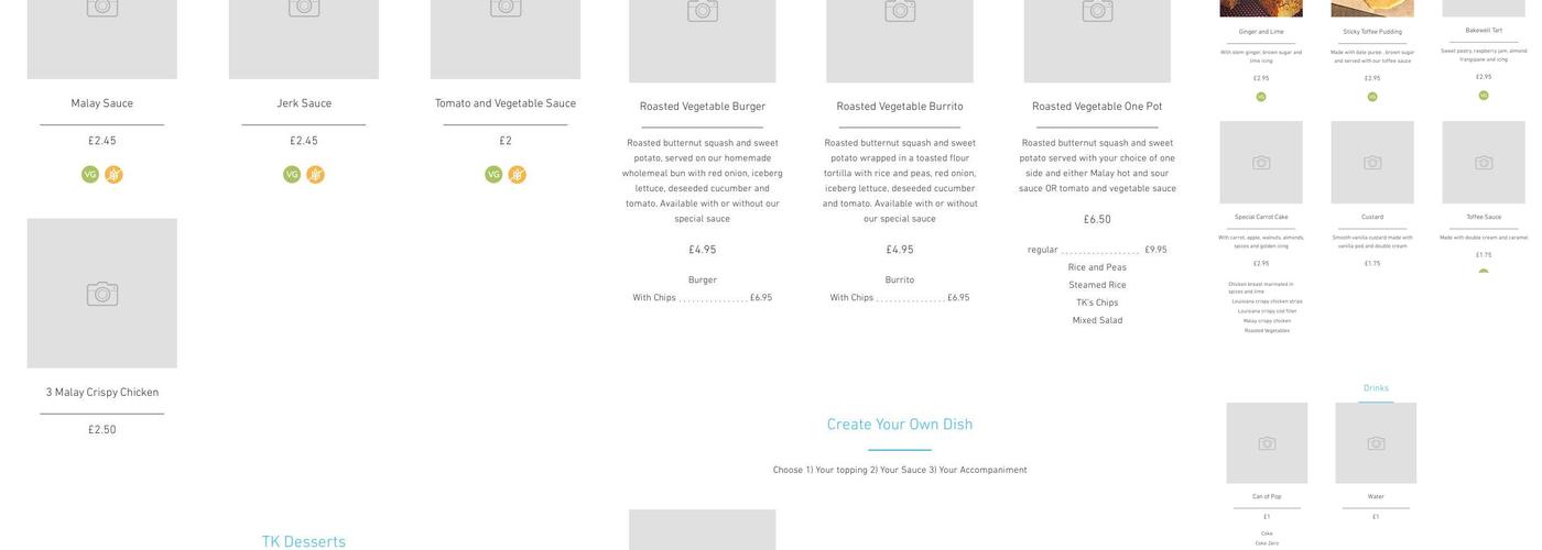 Tyler's Kitchen Menu