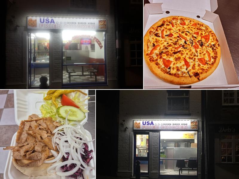 USA Fried Chicken pizza maldon