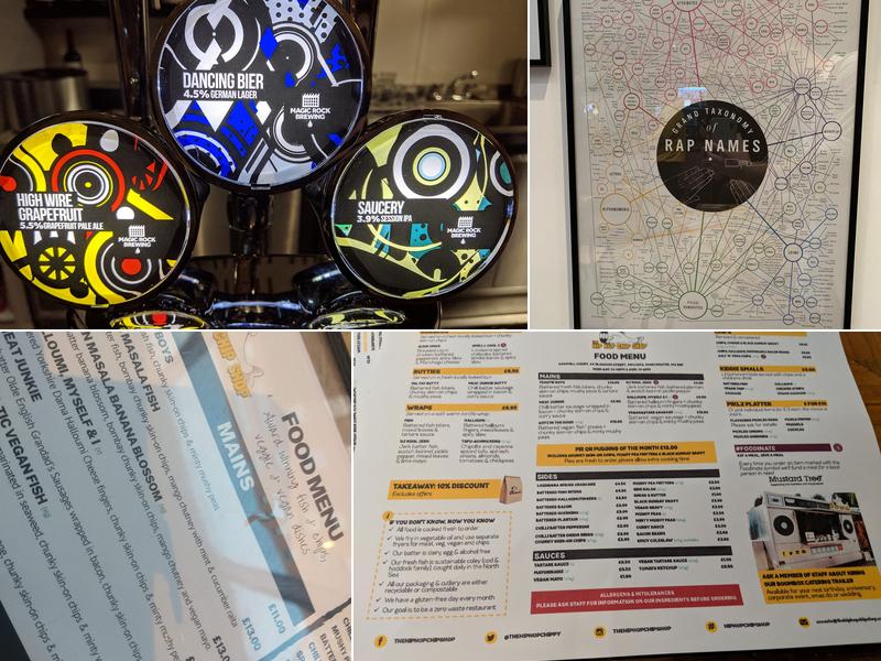 The Hip Hop Chip Shop Menu