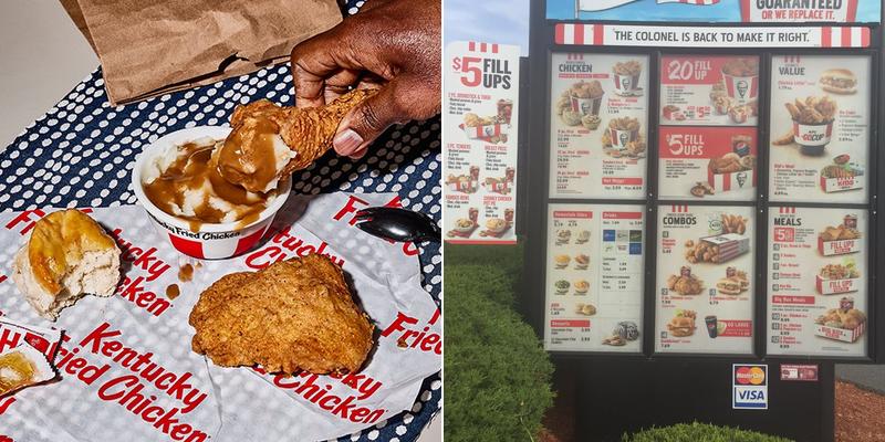 KFC Menu