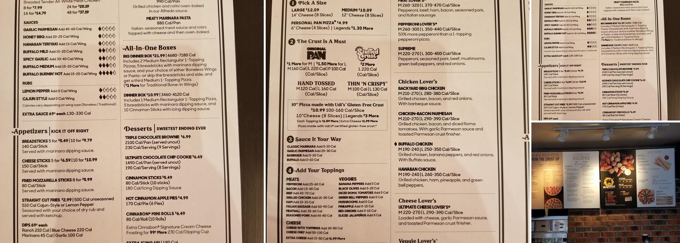 Pizza Hut Menu