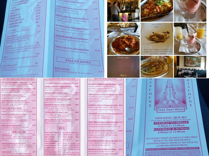 Mr Ali's Tandoori Restaurant Menu