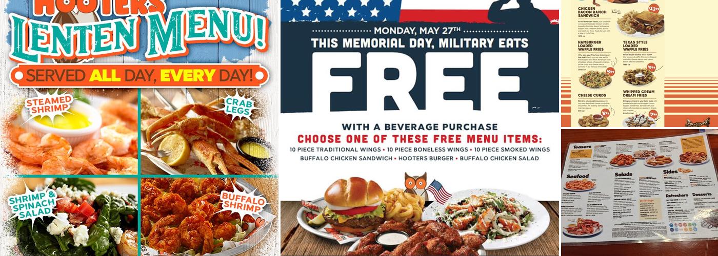 Hooters Menu