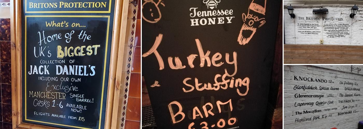 THE BRITONS PROTECTION Menu