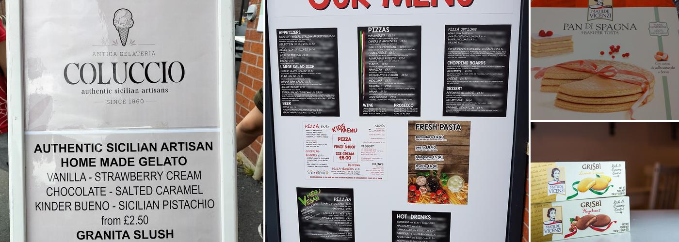 Bianco - Pizza & Coffee Menu