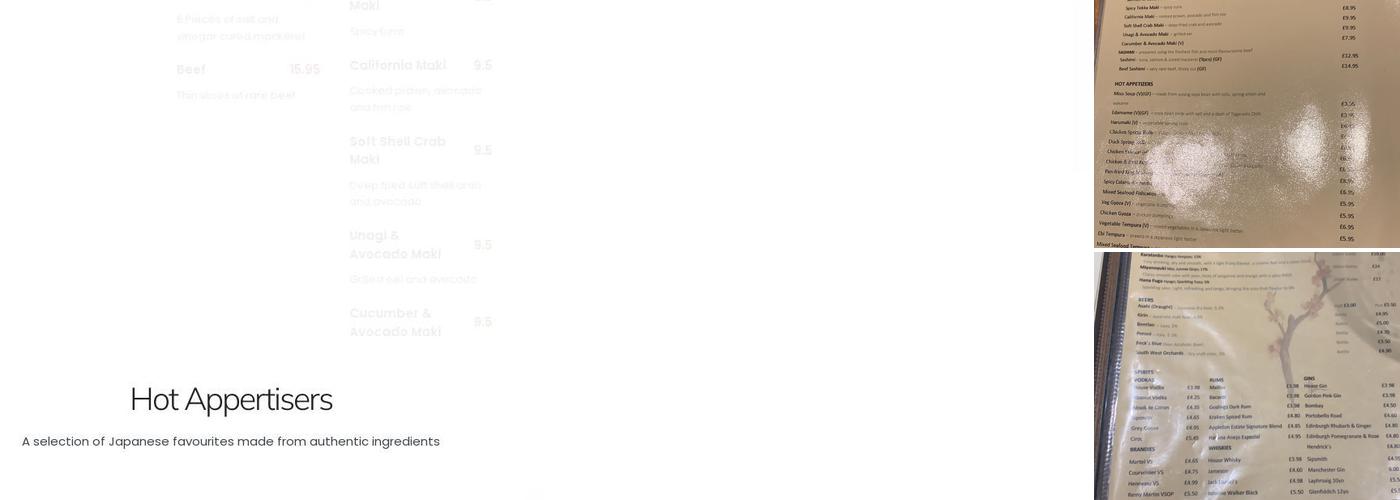 Teppanyaki Chinatown Menu