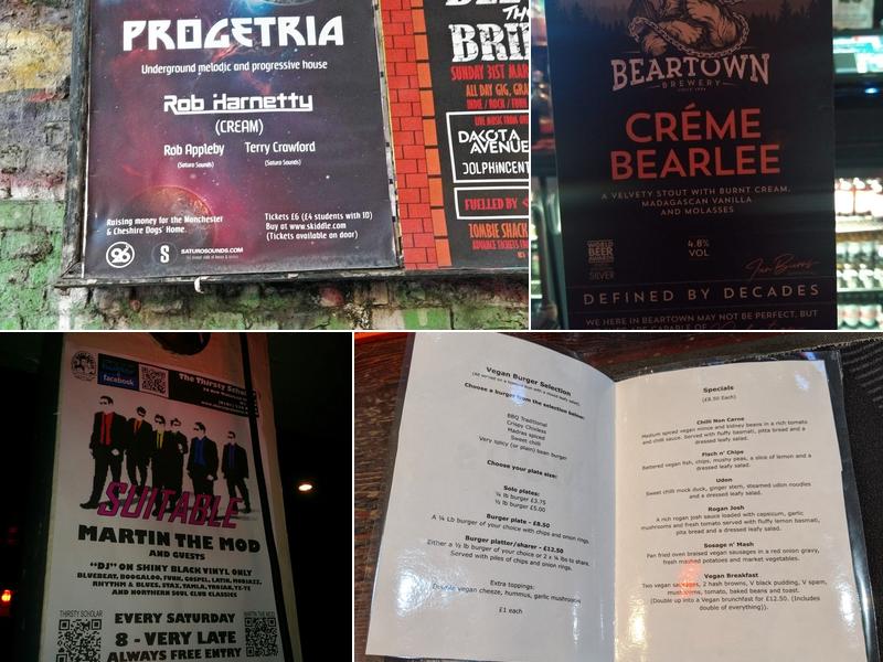 Thirsty Scholar Menu