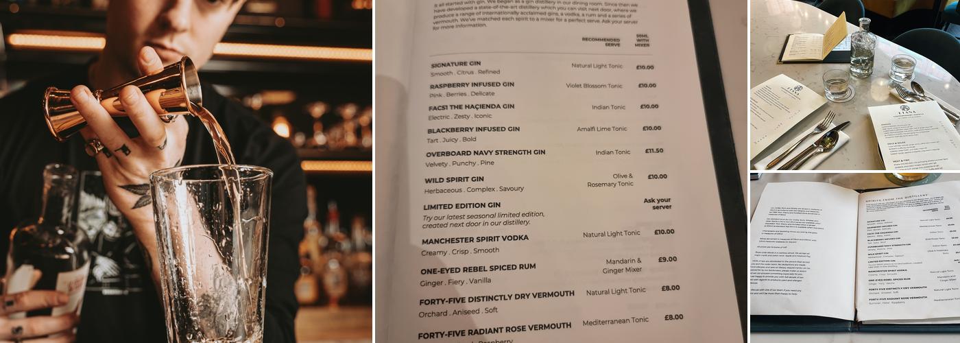 Three Little Words Menu