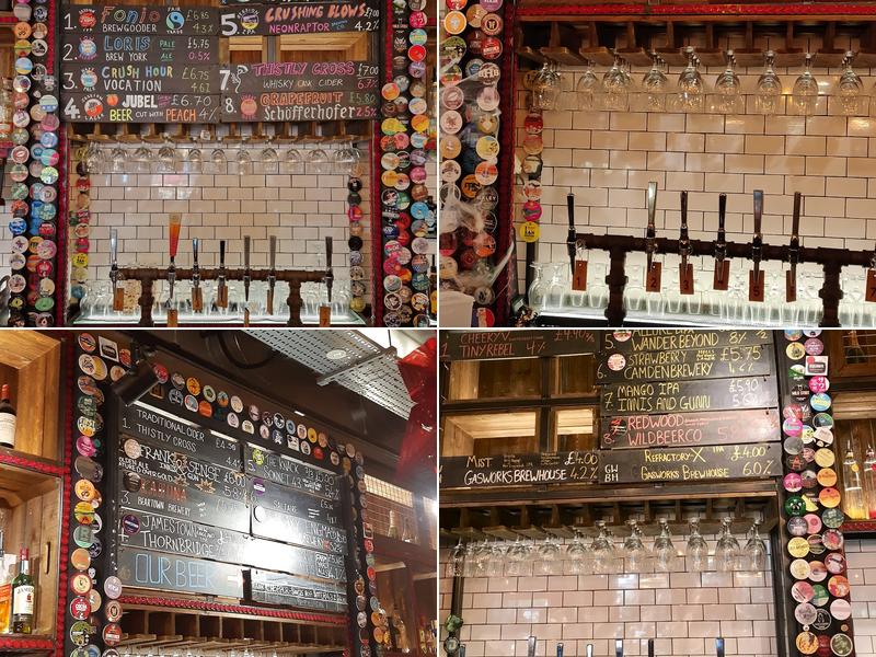 The Gas Works Brewbar Menu