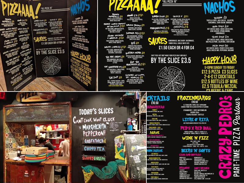 Crazy Pedro's NQ Menu