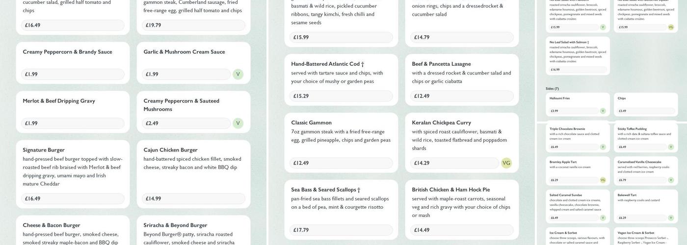 Didsbury Menu
