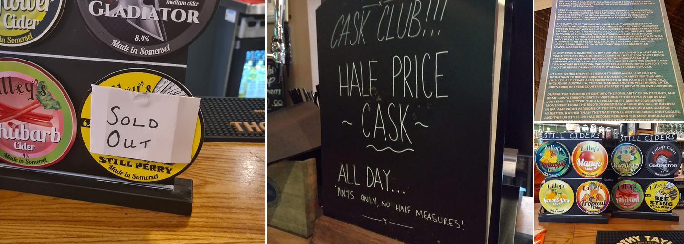 Town Hall Tavern Manchester Menu