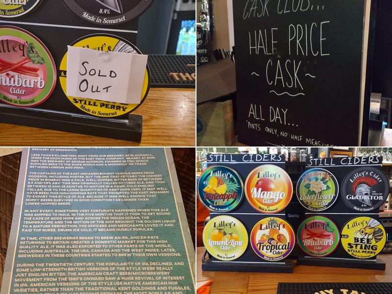 Town Hall Tavern Manchester Menu