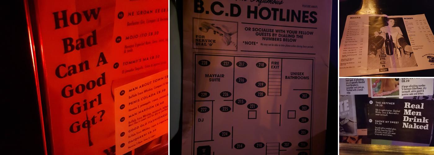 Behind Closed Doors Menu