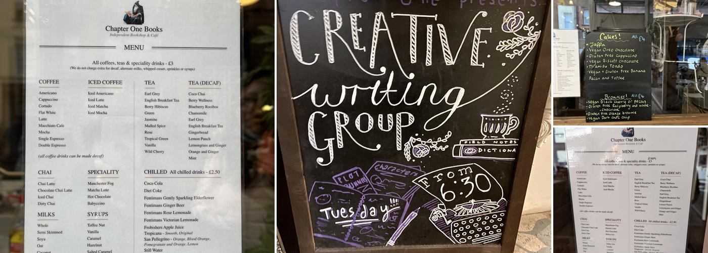 Chapter One Books Menu