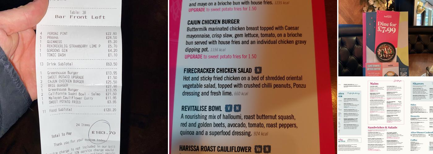 Banyan Bar & Kitchen Menu