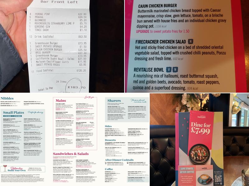 Banyan Bar & Kitchen Menu