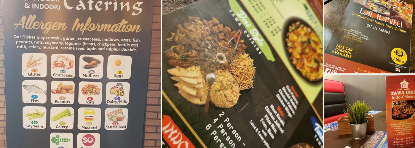 Lal Haveli Restaurant and Banqueting Hall Menu