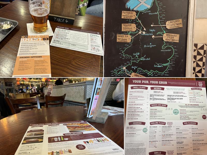 Waldorf Manchester Menu