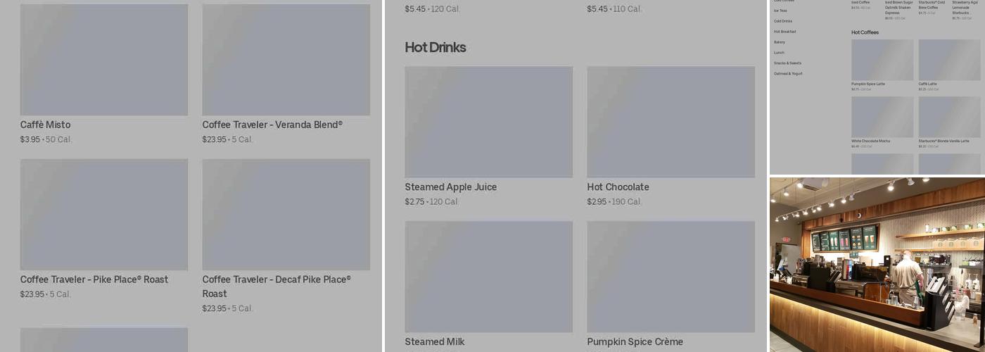 Starbucks Menu