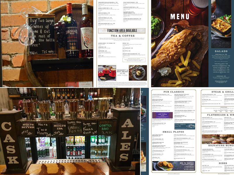 Crown & Anchor Menu