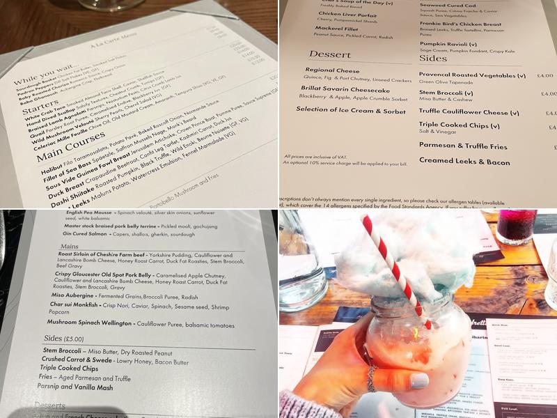 The River Restaurant Menu