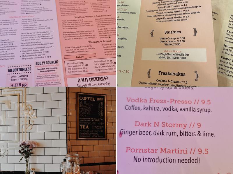 Fress Restaurant & Bar Menu