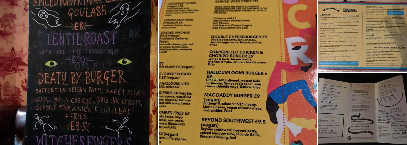 The Deaf Institute Menu