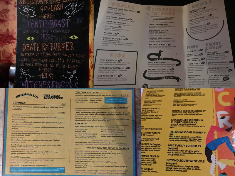 The Deaf Institute Menu