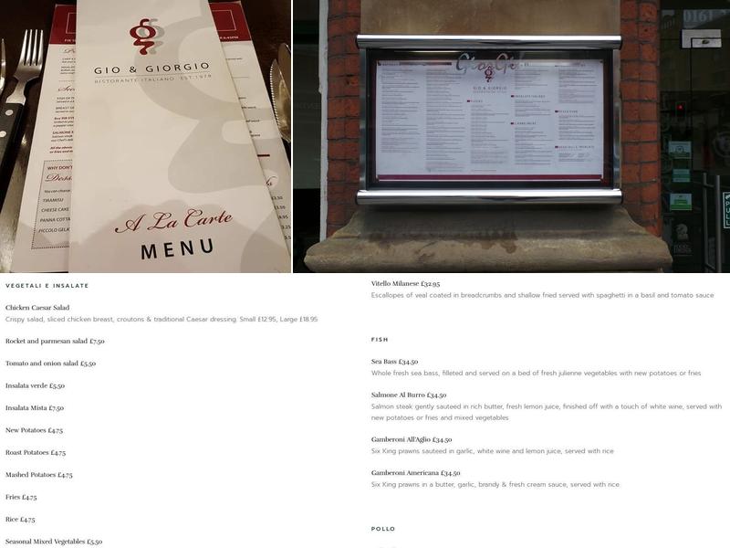 Giorgio Menu
