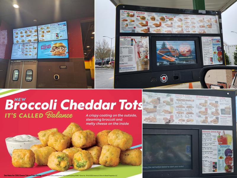 Sonic Drive-In Menu