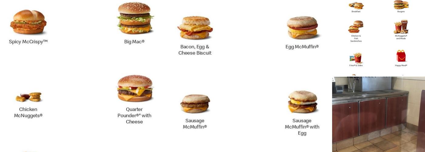 McDonald's Menu