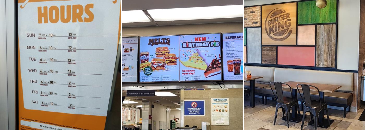 Burger King Menu
