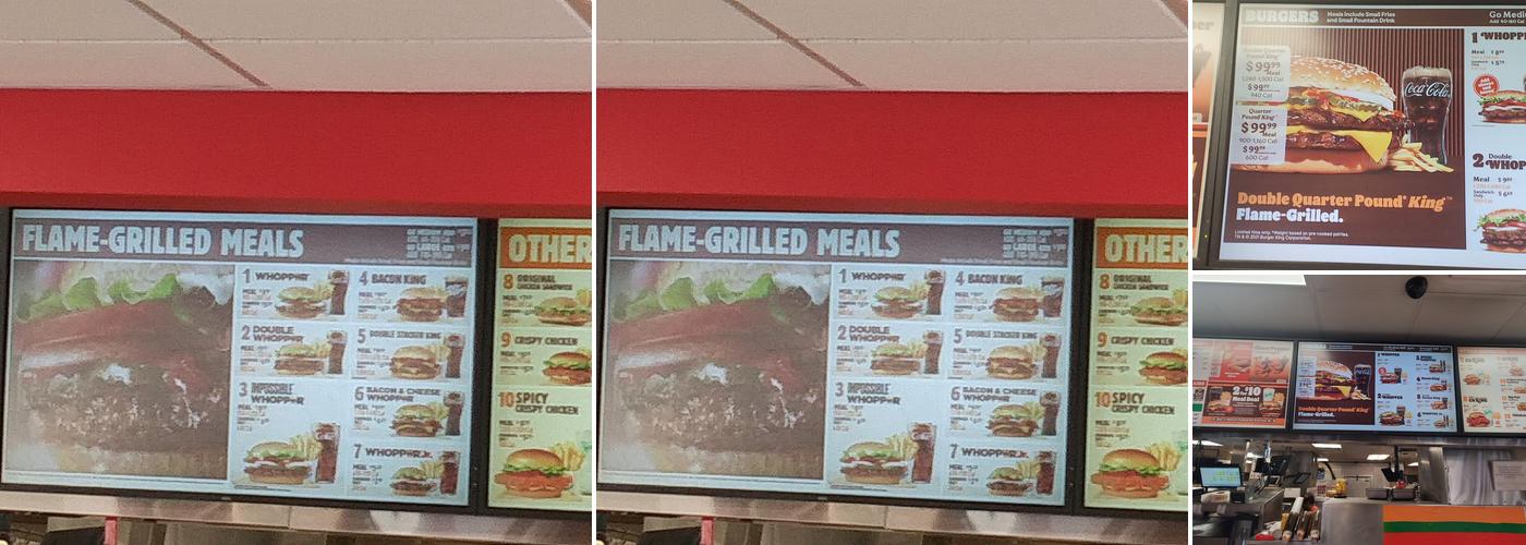 Burger King Menu