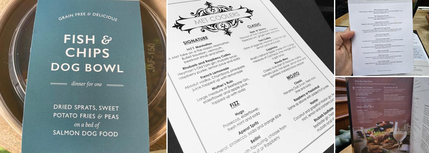 Metropolitan West Didsbury Menu