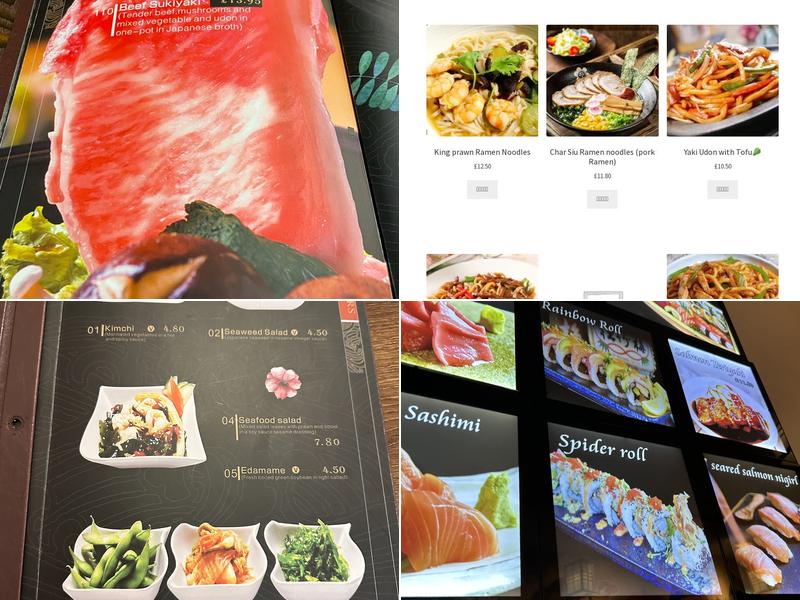 Nagoya sushi & noodle Bar Menu