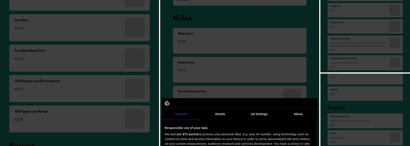 Gaijin Dumpling House Menu