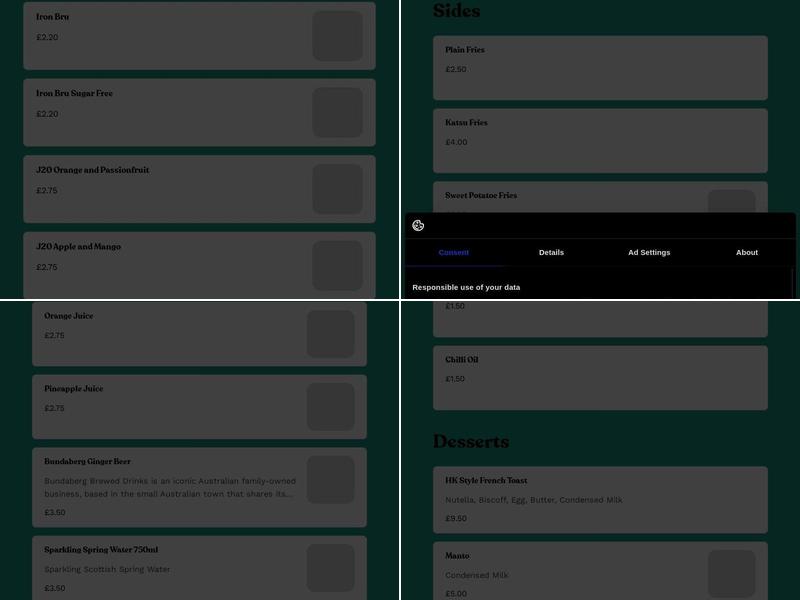 Gaijin Dumpling House Menu