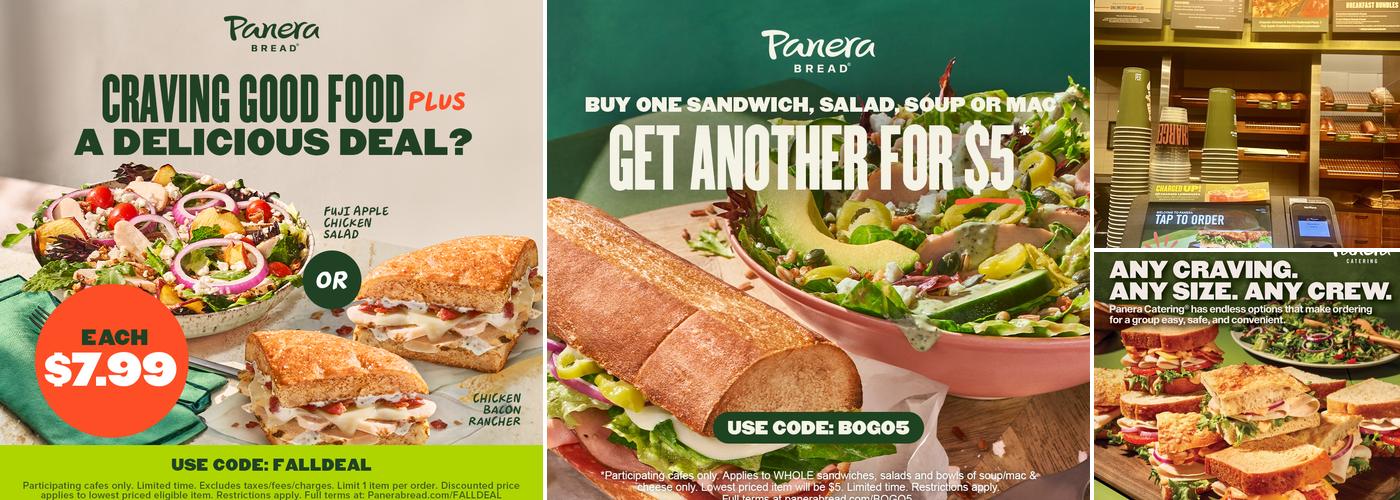 Panera Bread Menu