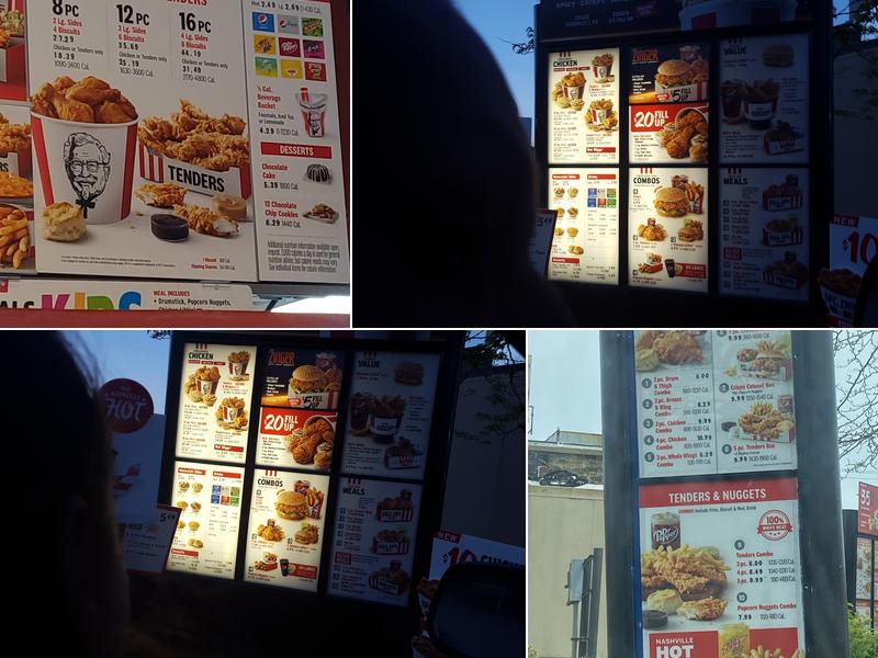KFC Menu