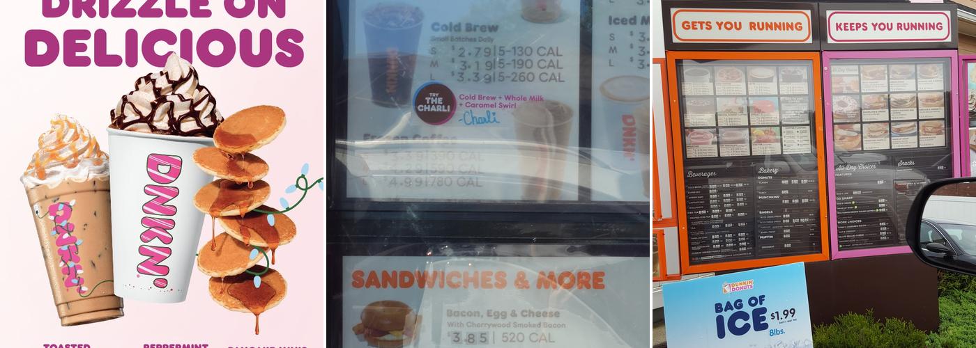 Dunkin' Menu