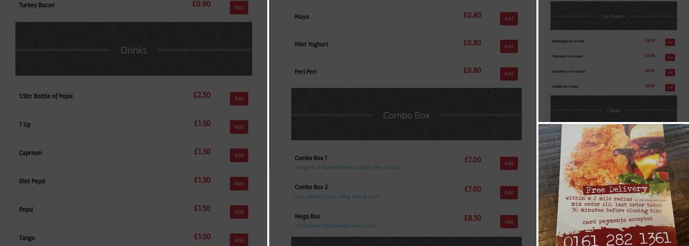 Chick A Ritos wythenshawe Menu