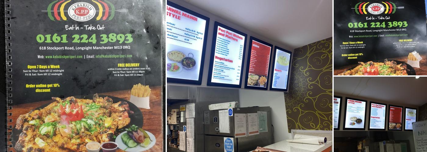 Kebabish Peri Peri Menu