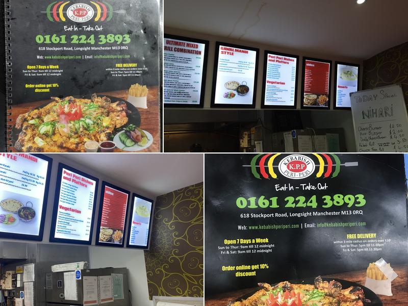 Kebabish Peri Peri Menu