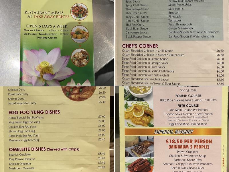 Little Buddha Swinton Menu